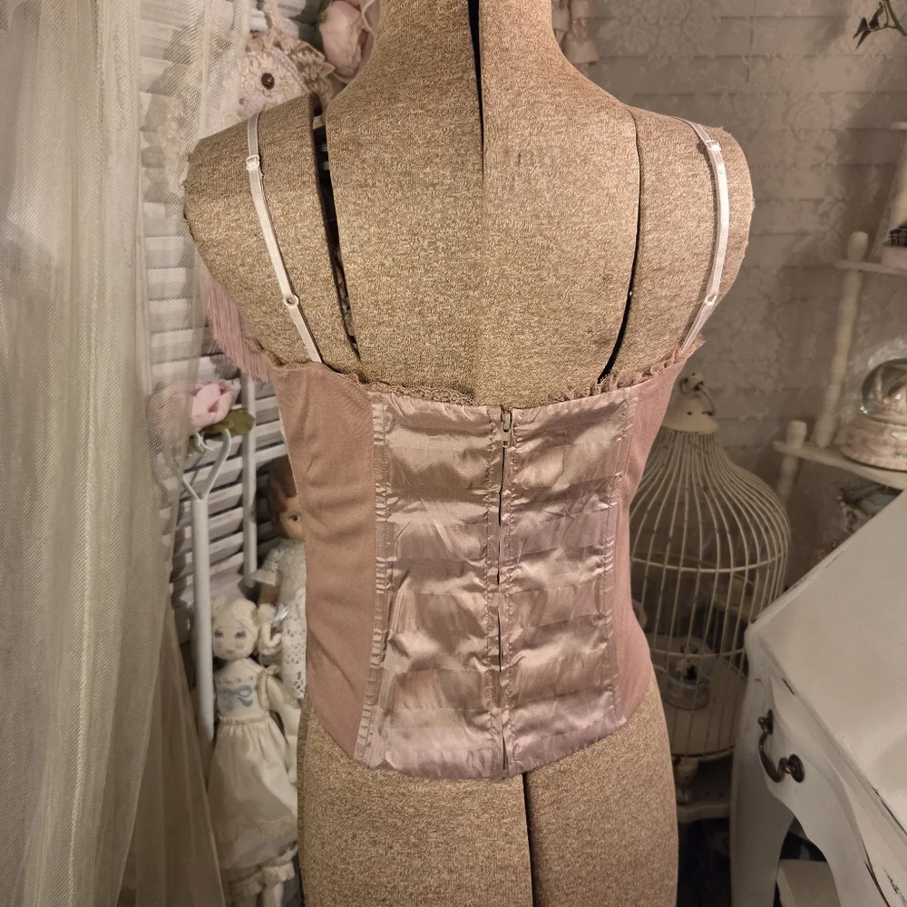 ♡ nwt rare vintage floral ren corset ♡ - Picture 4 of 6